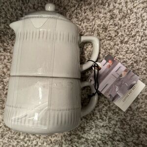 Hearth and Hand Coffee Pot Set. Ceramic. New with tags.
